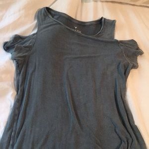 soft cold shoulder dress